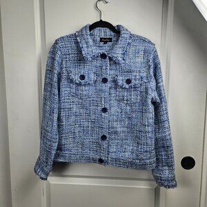 True Grit Blue Tweed Blazer